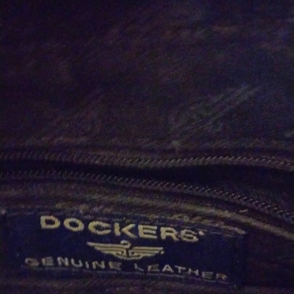 Vintage Leather Shoulder Bag, Dockers